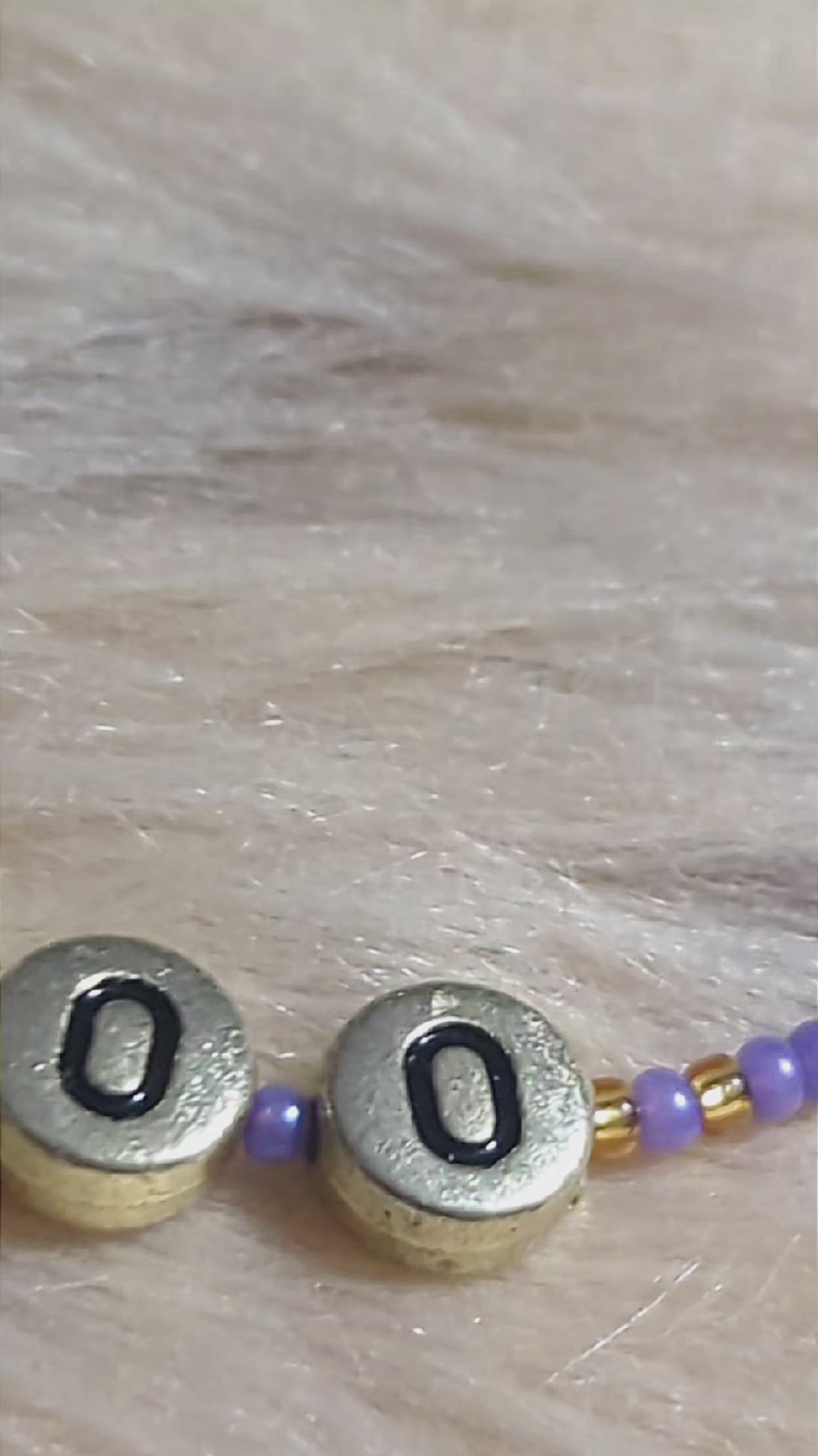 Boo Purple & gold hoops