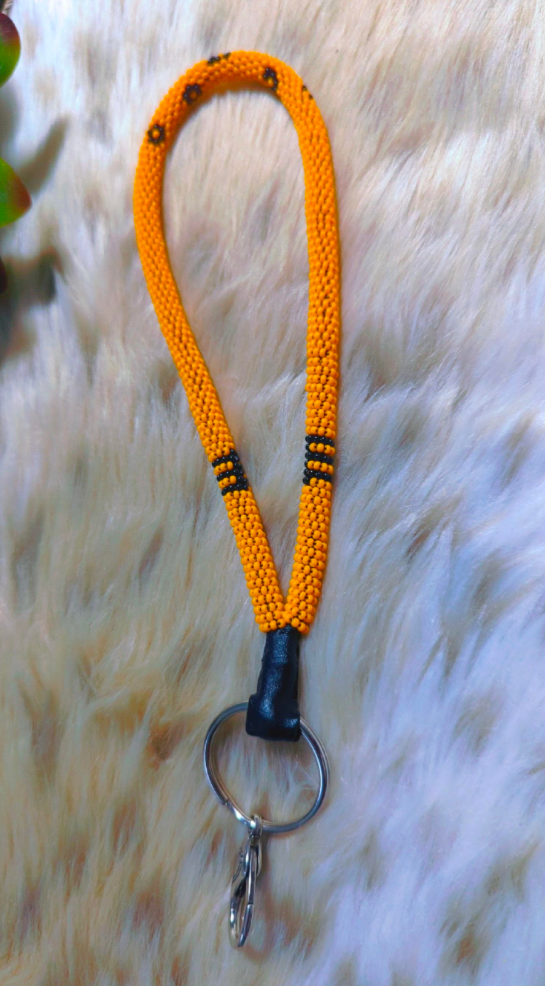 Beaded Keychain Wristlet