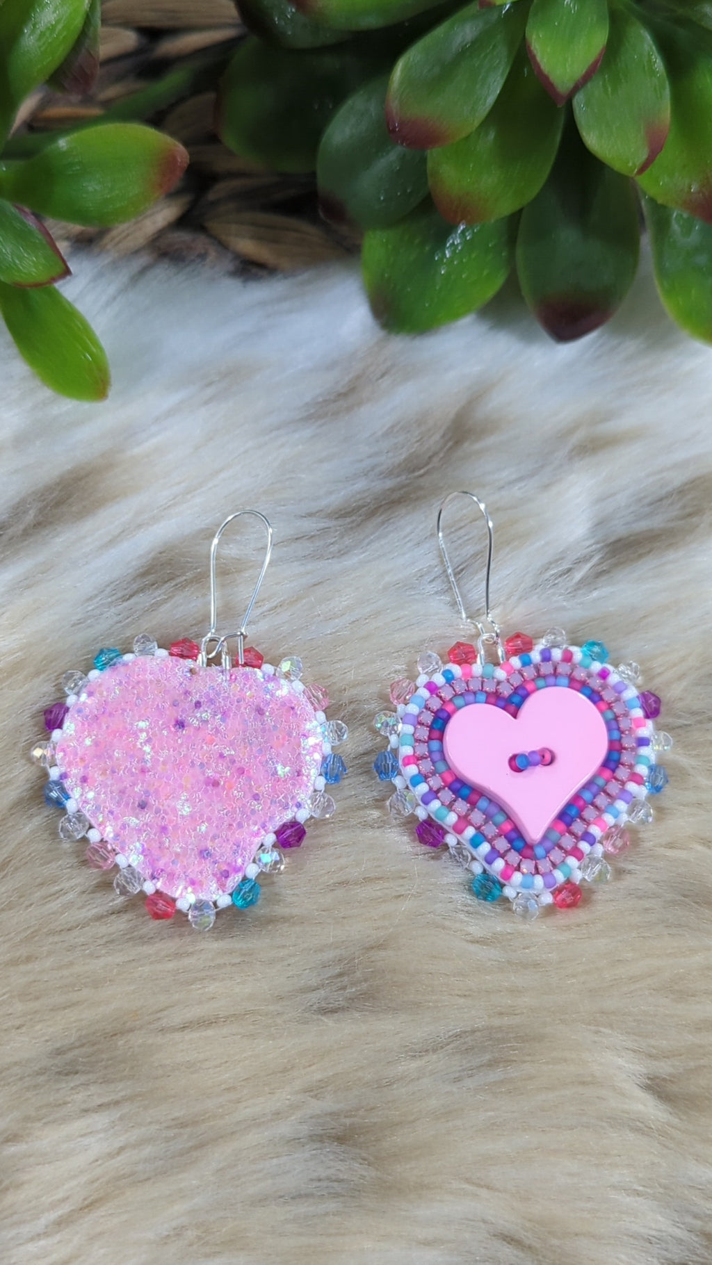 Button hearts