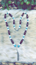 Feather pendant necklace