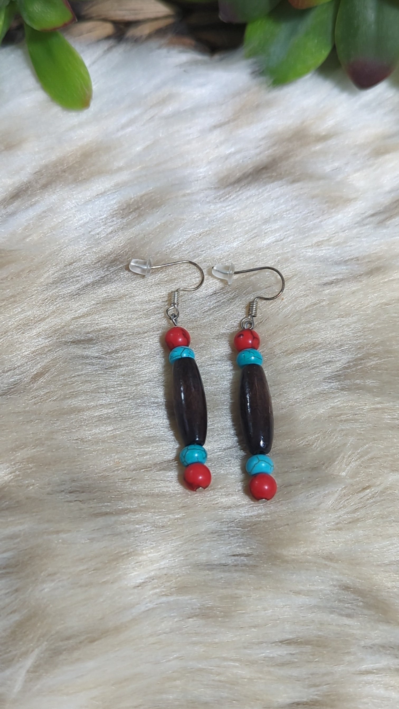 Red and Teal dangles
